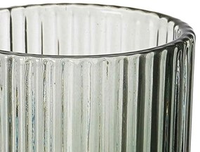 Kieliszki do szampana LINES z ryflowanego szkła, zestaw 6 sztuk, 160 ml