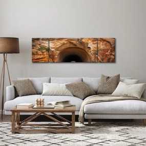 Obraz - tunel w skale (170x50 cm)