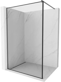 Mexen Kioto ścianka prysznicowa Walk-in 90 x 200 cm, czarny wzór 8 mm, gun metal - 800-090-101-95-70
