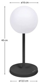Lampa zewnętrzna LED na USB ze zdalnym sterowaniem i ściemniaczem ø 16 cm Dinesh – Kave Home