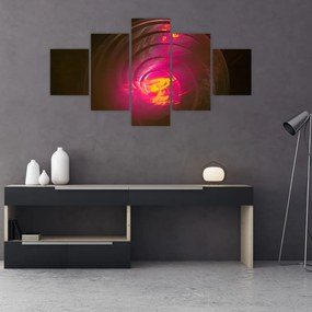 Obraz - abstrakcja spiralna (125x70 cm)