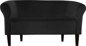 Sofa Milo tkanina Welur : Kolor nogi - Venge, Kolor tkaniny - VELVET - MG19, Typ tkaniny - Velvet, Wysokość nogi - 20 cm