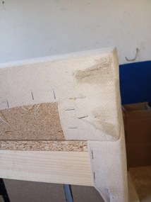 PROMOCJA Rozkładany dwustronny narożnik L VENORIA 220x143 cm, kremowy + 2 poduszki GRATIS II gatunek