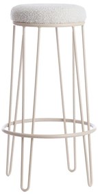 Kremowy hoker (wysokość siedziska 73 cm) Alice – Light &amp; Living