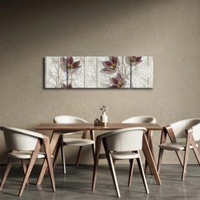 Obraz - Kwiaty dekoracyjne (170x50 cm)
