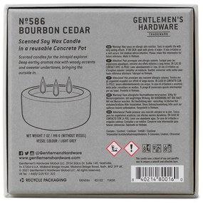 Zapachowa sojowa świeca czas palenia 40 h Bourbon Cedar – Gentlemen's Hardware