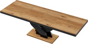 Rozkładany stół z dębowym dekorem na blacie Bella Hubertus