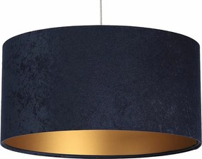 Lampa wisząca HOME 50 granatowa/złota