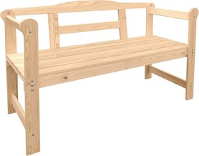 Drewniana ławka do przedpokoju K8-T22