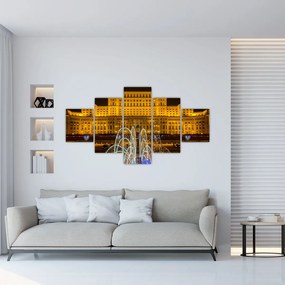 Obraz - Pałac Parlamentu, Bukareszt Rumunia (125x70 cm)