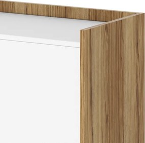 Komoda do biura Smart Hubertus dąb pradawny / biały mat
