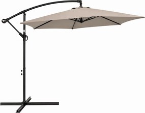 Parasol ogrodowy ELVARO z możliwością regulacji, beżowy