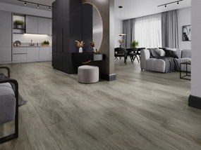 Mexen La Porte próbka paneli winylowych SPC 6,5 mm, podkład IXPE 1,5 mm, 4 V-Fuga, Dąb - F1026-S