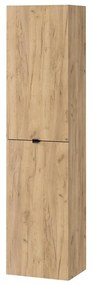Cersanit S598-049-DSM - Wisząca szafka łazienkowa MALIKA 160x40 cm dąb