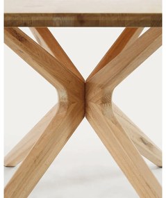 Stół z blatem w dekorze dębu 100x200 cm Armande – Kave Home