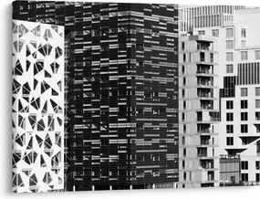 Obraz architektury czarno-białej (70x50 cm)
