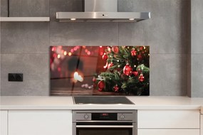 Panel szklany do Kuchni Choinka Pełna Prezentów