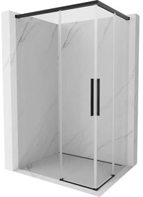 Mexen Rox Duo kabina prysznicowa rozsuwana 120 x 90 cm, transparent, czarna - 8C2D-120-090-70-00