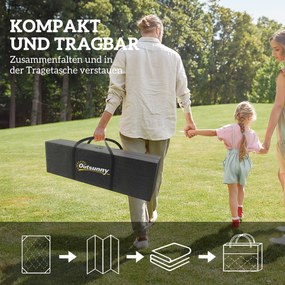 Outsunny Dywan Zewnętrzny Odporny na Warunki Pogodowe, w Stylu Boho, Na Balkon I Do Salonu