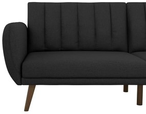 Ciemnoszara rozkładana sofa Novogratz Brittany
