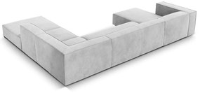 Jasnoszary narożnik (prawostronny) Madame – Windsor &amp; Co Sofas