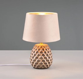 Beżowa lampa stołowa (wys. 27 cm) Ariana – Reality