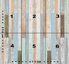 Fototapeta na ścianę DRIFT WOOD 275x254 cm
