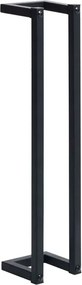 Czarny metalowy wieszak łazienkowy W8-F26