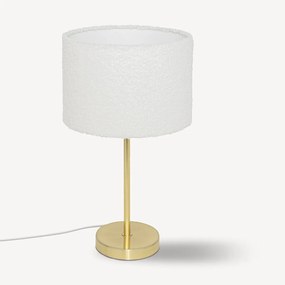 Lampa stołowa z kloszem boucle TINA, wys. 49 cm