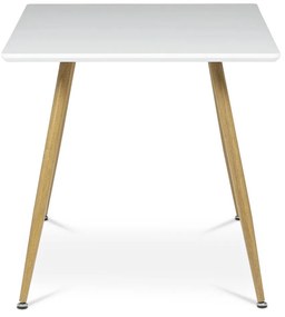 Stół do jadalni 140 x 80 cm, biały