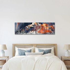 Obraz - Ilustracja domów publicznych (170x50 cm)