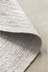 Biały okrągły dywan z juty dwustronny/tkany ręcznie ø 140 cm Braided – Hanse Home