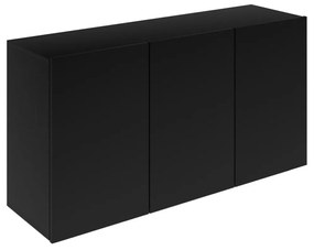 Komoda GABI 160cm czarna wisząca KOCOT MEBLE