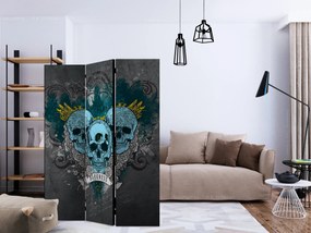 Parawan jednostronny Abstrakcje 135x172 cm 3-częściowy szary ARTGEIST B