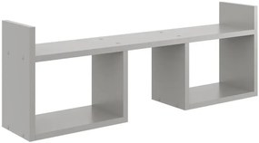 Szara Półka Ścienna W Stylu Skandynawskim B0-A83