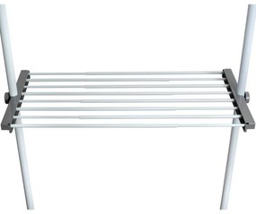 Wenko Teleskopowa półka druciana Herkules, 73–120 cm, biała