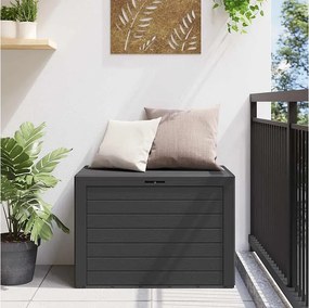 Skrzynia ogrodowa antracytowa, 78x44x55 cm