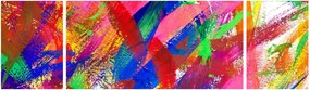 Obraz - Kolorowa abstrakcja (170x50 cm)
