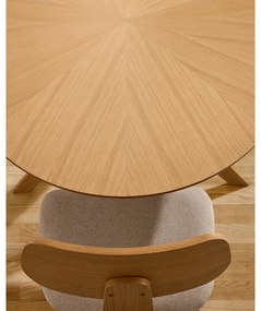 Stół z blatem w dekorze dębu 110x180 cm Naanim – Kave Home