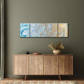 Obraz - Niebieski marmur (170x50 cm)