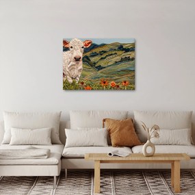 Obraz - Imitacja dzianego motywu (70x50 cm)