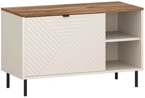 Szafka na buty na nóżkach kaszmir + dąb castello B3-M79