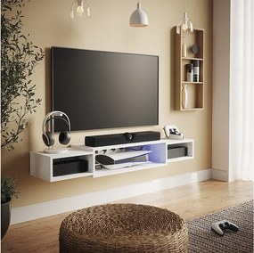 Lowboard biały 139.7x29x20.3 nordic