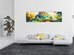 Obraz - Baśniowy zamek (170x50 cm)
