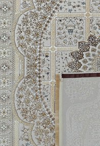 Dywan klasyczny Gold Ornament beżowo-złoty 80 cm x 150 cm