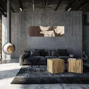 Obraz - Vintage zdjęcie kobiety (170x50 cm)