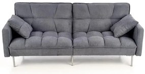 Sofa ROBERTO ciemno szara rozkładana HALMAR