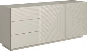 Komoda Asha 167 cm dwudrzwiowa z szufladami - kaszmir