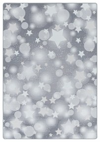 Dywan dziecięcy Play gwiazdki szare 100 cm x 150 cm