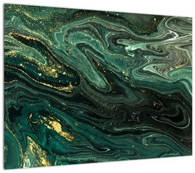 Obraz - Zielony marmur (70x50 cm)